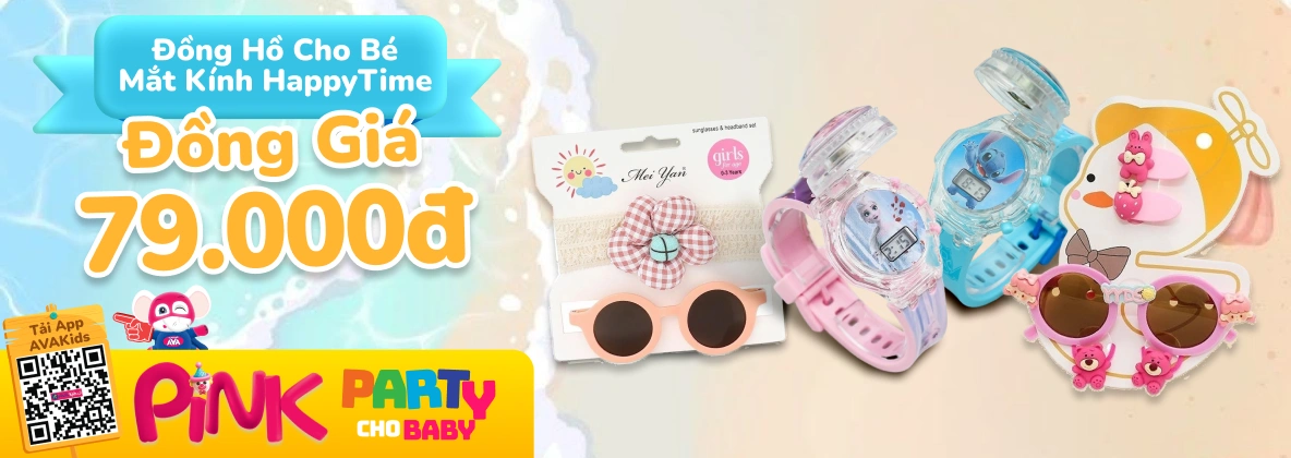 Banner đồng hồ, nhộng chũn, khăn quấn